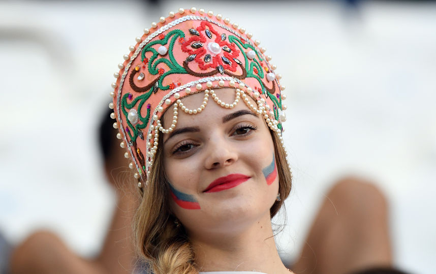 Болельщица матча Нигерия – Исландия. Фото AFP