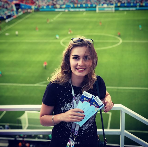 Болельщица на матче Бельгия – Панама. Фото Instagram/ashvilya_13