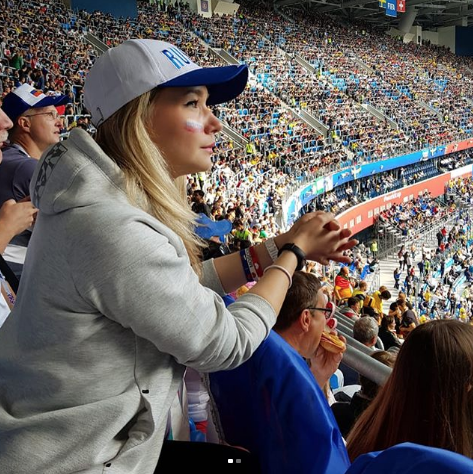 Болельщица матча Швеция – Швейцария. Фото Instagram/margarita_pchel
