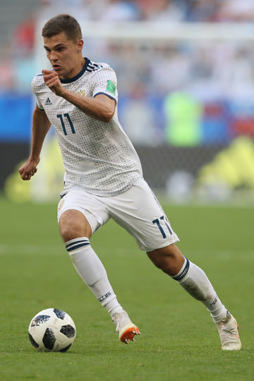 Футболист сборной России Роман Зобнин. Фото Getty