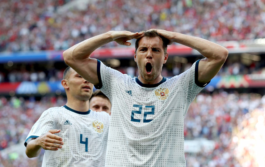 Футболист сборной России Артём Дзюба. Фото Getty