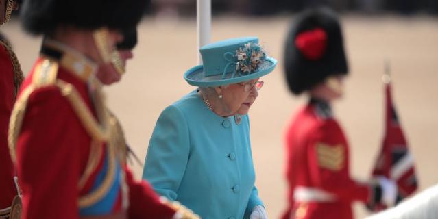Парад Trooping the Colour 9 июня 2018 года.
