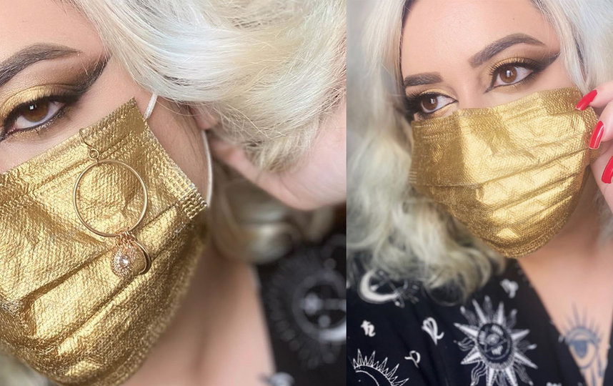 Золотые оттенки с растешёванными стрелками. Фото instagram.com/taniuskytrusky