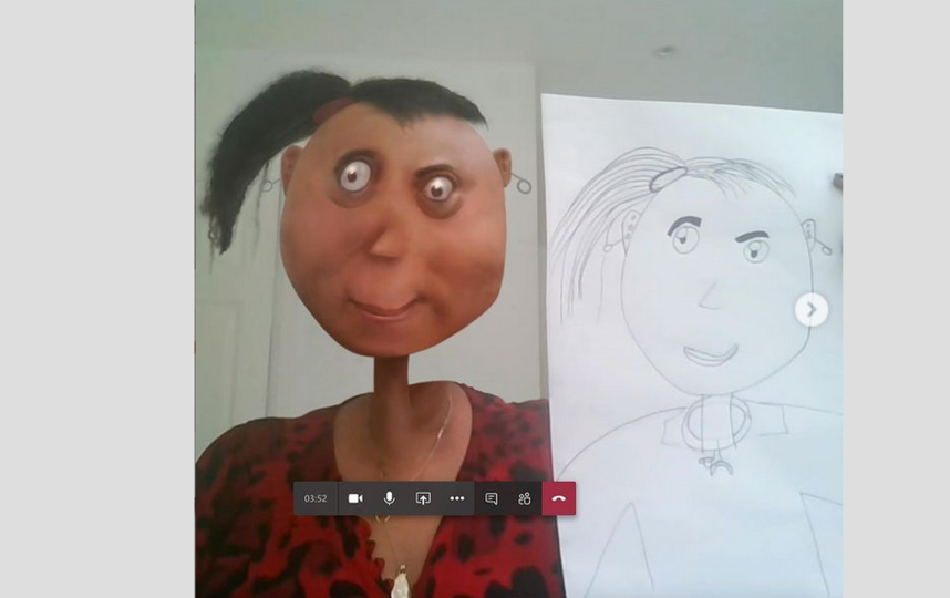 Вот такой увидела свою маму Авелону девочка по имени Калеба. Фото Instagram: @thingsihavedrawn