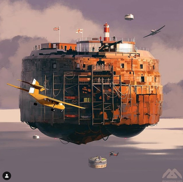 "Королевство. Форт" (форт в Великобритании). Фото предоставил Алексей Андреев, instagram @alexandreevart