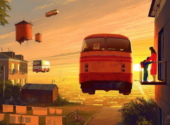 "Родина, 8 утра" (Чудово). Фото предоставил Алексей Андреев, instagram @alexandreevart