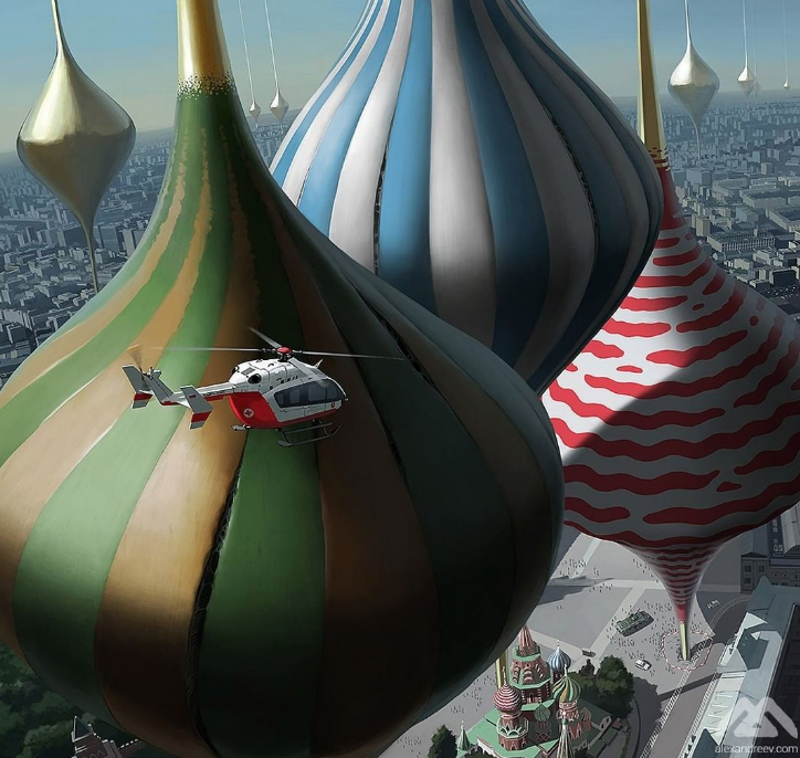 "Тела вращения" (Красная площадь). Фото предоставил Алексей Андреев, instagram @alexandreevart