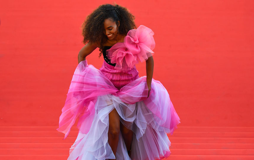 Модель из Эфиопии Гелила Бекеле. Фото AFP