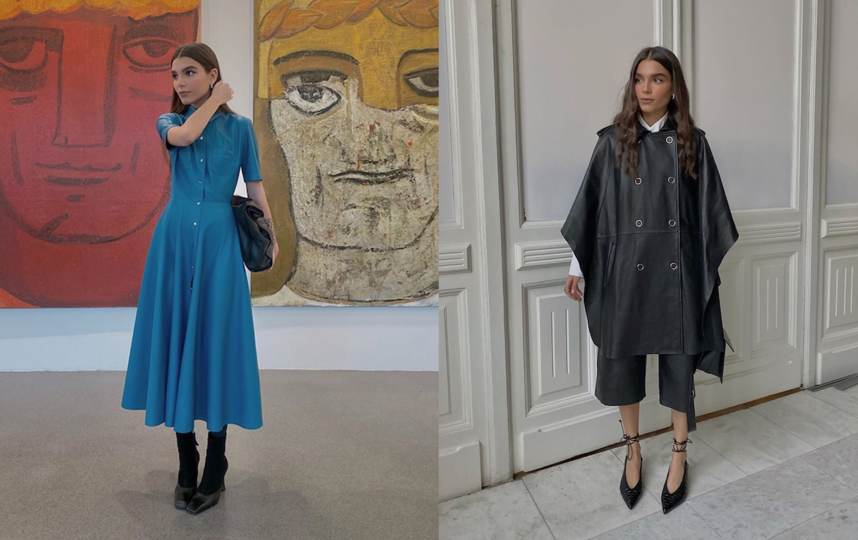 Вы не ограничены костюмом и можете сделать выбор в пользу платья. Фото instagram.com/mariecher