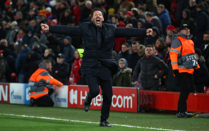 Радость наставника мадридцев Диего Симеоне. Фото Getty