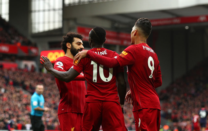 Под руководством Клоппа Мохаммед Салах, Садио Мане и Роберто Фирмино в сумме забили 250 голов. Фото Getty