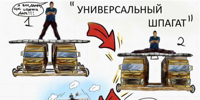 Универсальный шпагат.