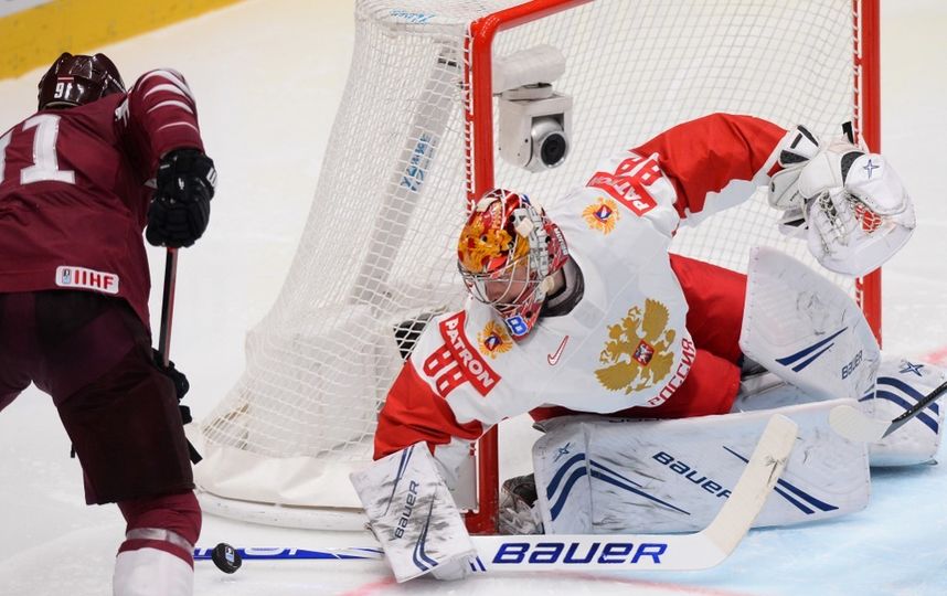 Чемпионат мира по хоккею – 2019. Матч Латвия – Россия. Фото AFP