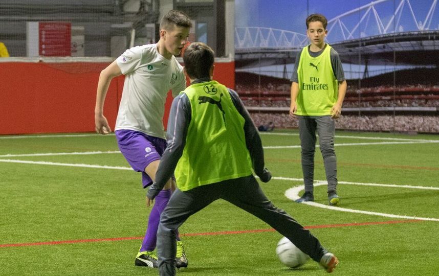 Дети-сироты в академии "Аренала" получили шанс проявить себя. Фото Дарья Конурбаева