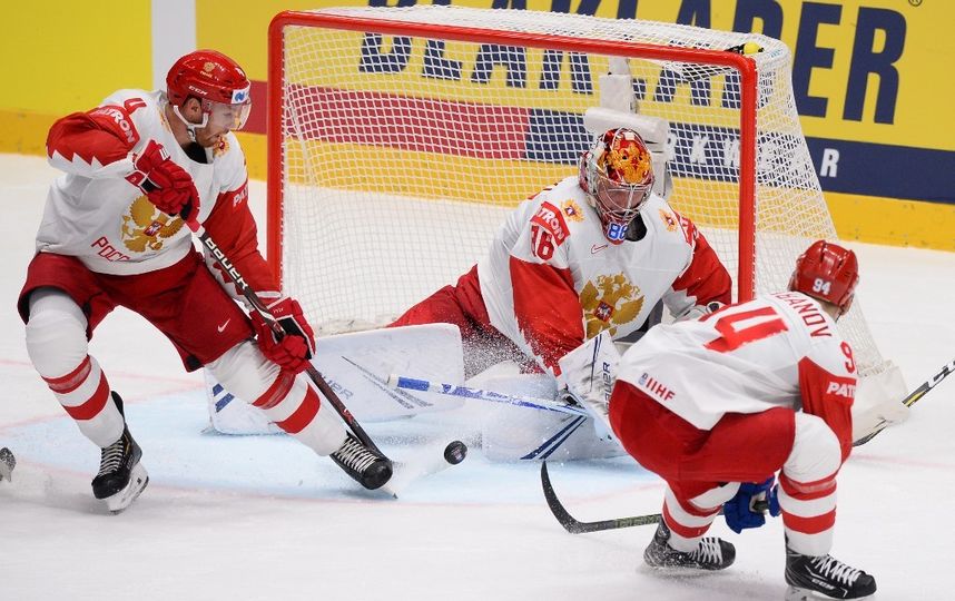 Чемпионат мира по хоккею – 2019. Матч Латвия – Россия. Фото AFP