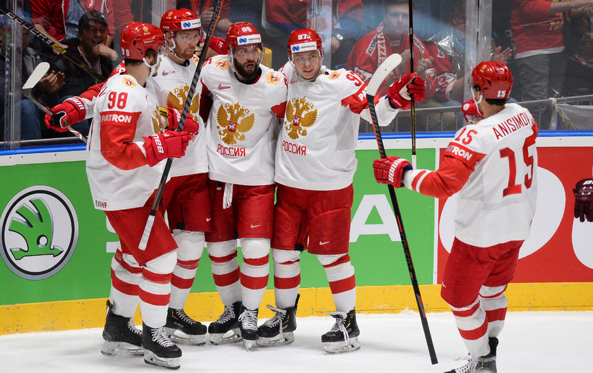 Чемпионат мира по хоккею – 2019. Матч Латвия – Россия. Фото AFP