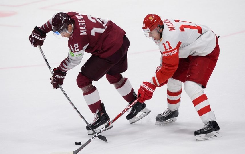 Чемпионат мира по хоккею – 2019. Матч Латвия – Россия. Фото AFP