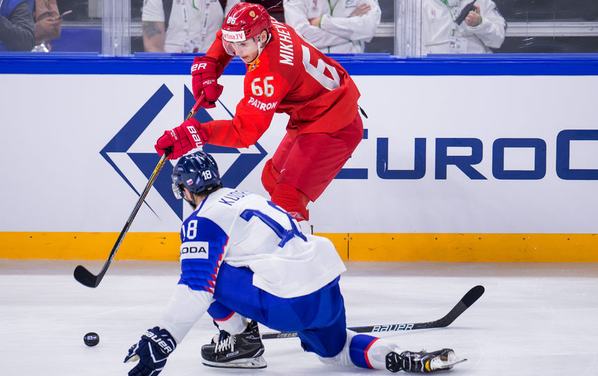 Сборная России по хоккею на чемпионате мира победила словаков