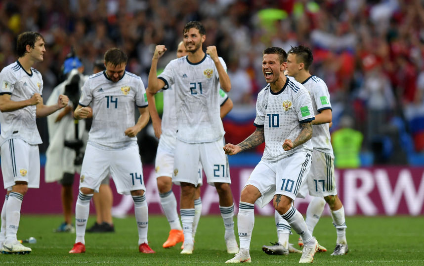 Сборная России по футболу на ЧМ-2018. Фото Getty