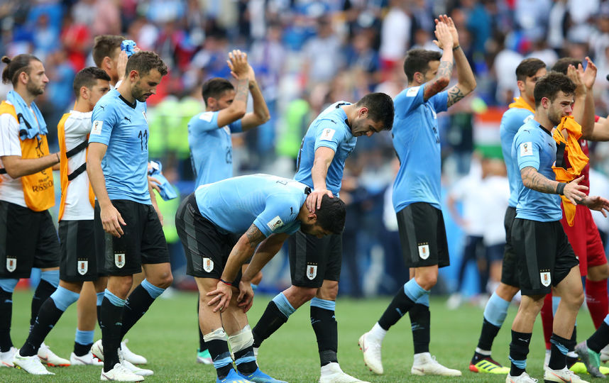 Сборная Франции выиграла у сборной Уругвая со счётом 2:0. Фото Getty