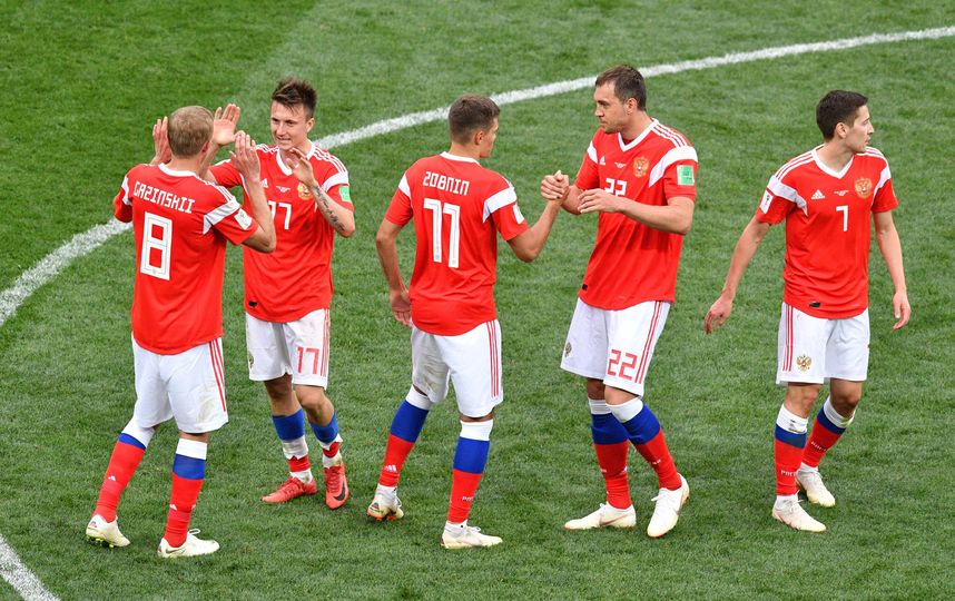 Стал известен стартовый состав сборной России в матче с Египтом