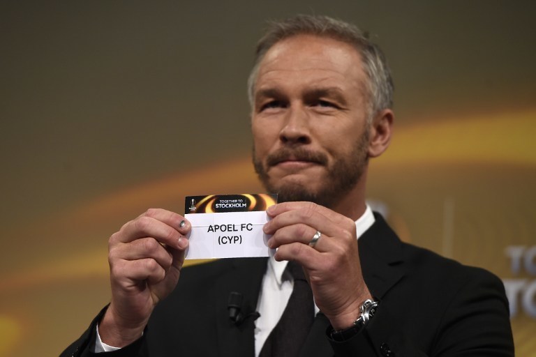 Жеребьёвка 1/8 финала Лиги Европы. Фото AFP