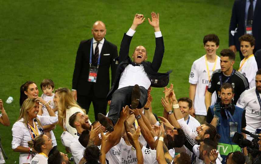 Зинедин Зидан после финального матча Лиги чемпионов. Фото Getty