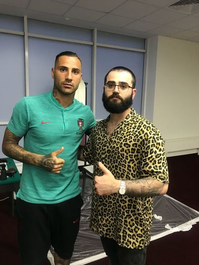 Куарежма и Нельсон. Фото Instagram Нельсона Аветисяна/@barber.nelson