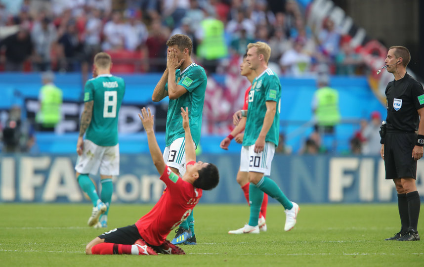 В 2018 году впервые при Лёве команда покидает крупный турнир раньше полуфинала. Фото Getty