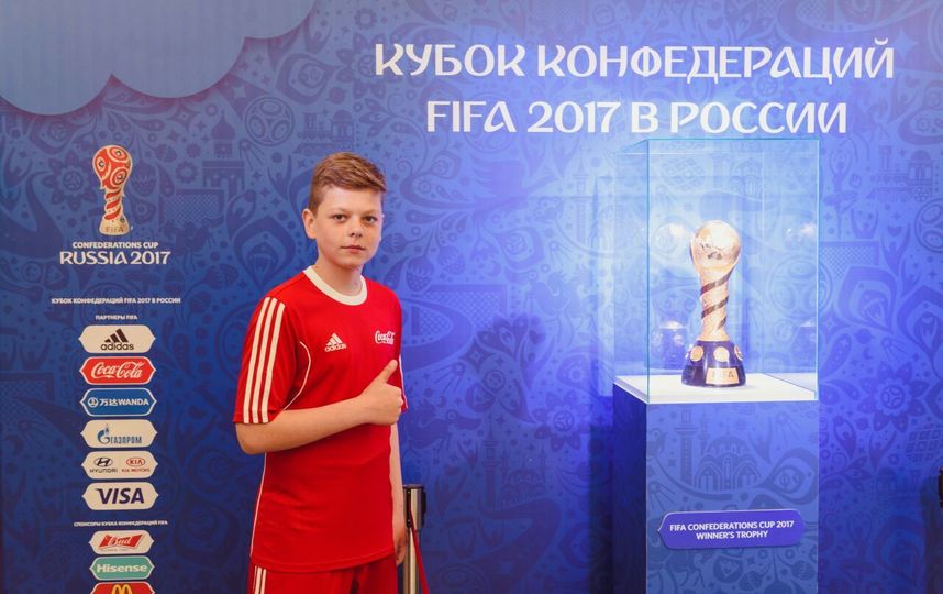 Болл-бой Денис Крымский. Фото Предоставлено пресс-службой Coca-Cola