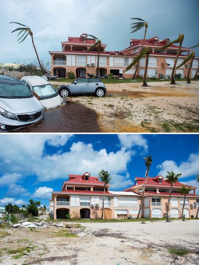 Остров Сен-Мартен приходит в себя после урагана "Ирма": фото