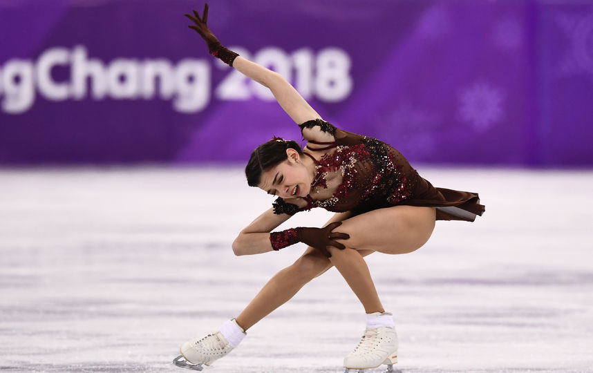 Медведева в Пхенчхане, прозивольная программа. Фото AFP