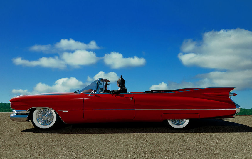 "Бэтмобиль" в красном цвете. Фото Фото предоставлены героем публикации.