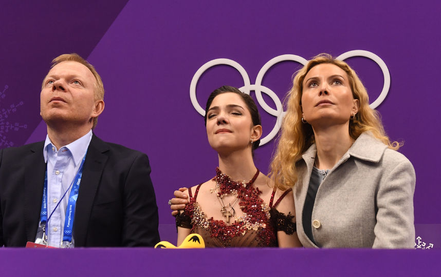 Медведева в Пхенчхане, прозивольная программа. Фото AFP