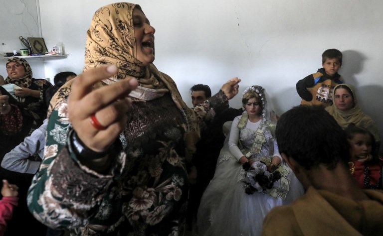 Свадьба Ахмеда и Хебы. Фото AFP