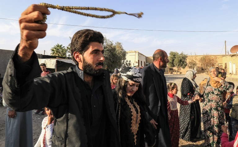 Свадьба Ахмеда и Хебы. Фото AFP