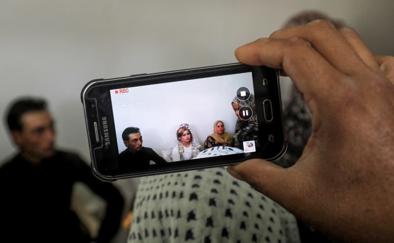 Свадьба Ахмеда и Хебы. Фото AFP