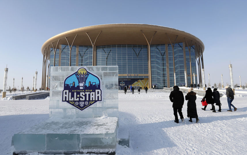 Мастер-шоу на Неделе звёзд хоккея в Астане. Фото photo.khl.ru, Юрий Кузьмин/Андрей Голованов