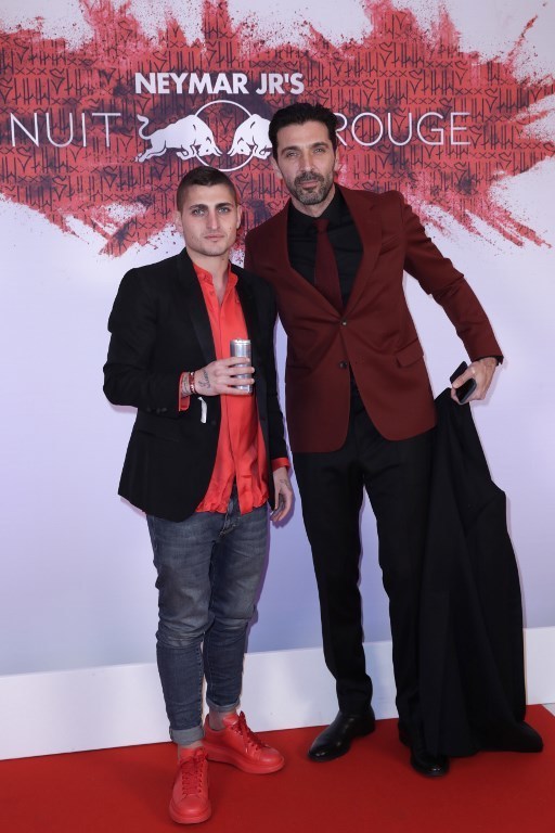 Марко Верратти и Джанлуиджи Буффон. Фото AFP