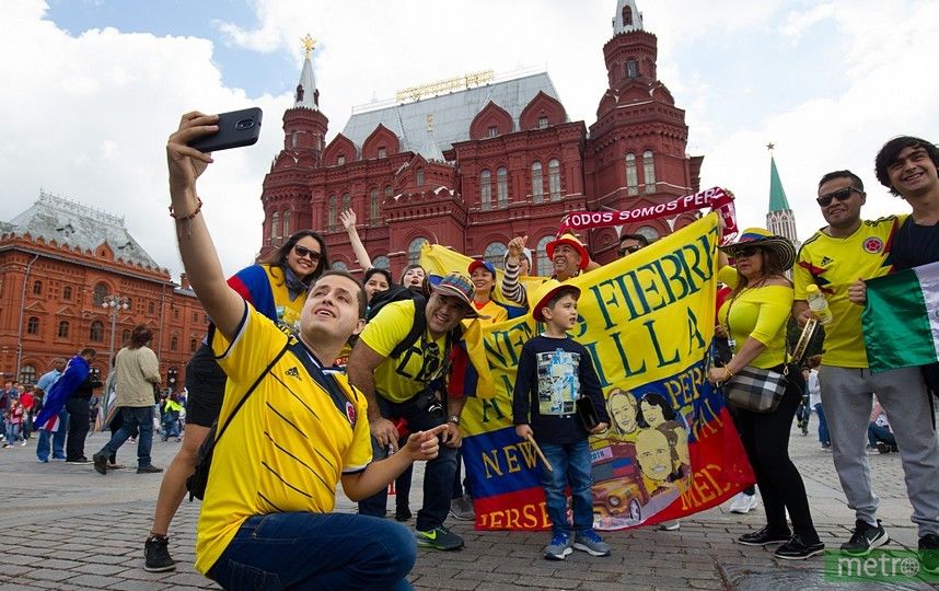 Болельщики в Москве. Фото Василий Кузьмичёнок