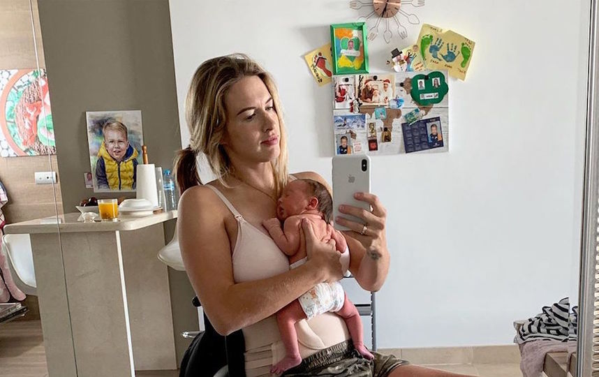 Дочке Марии Милитине 5 дней. Фото Скриншот Instagram/chaadaeva_maria