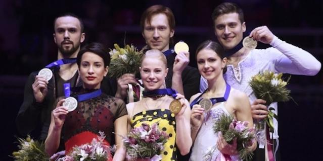 Тарасова и Морозов стали двукратными чемпионами Европы, Столбова и Климов остались вторыми, а третьим стал дуэт Натальи Забияко и Александра Энберта.