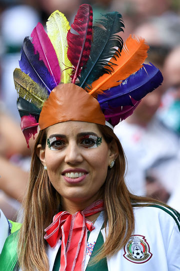 Болельщица матча Германия – Мексика. Фото AFP