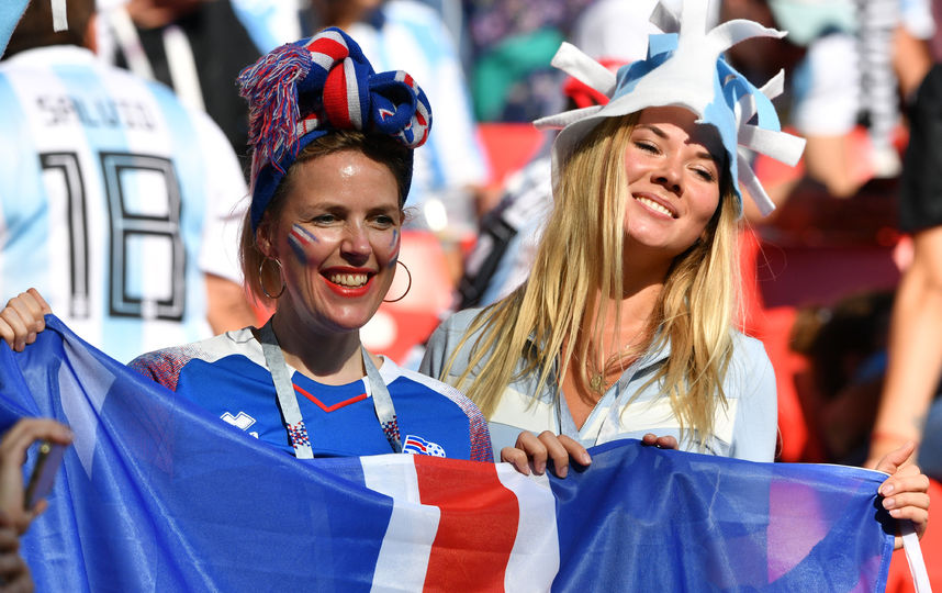 Болельщицы из Исландии на матче Аргентина – Исландия 16 июня. ЧМ–2018. Фото AFP