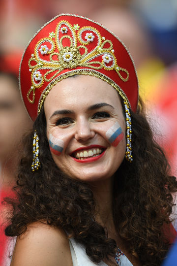 Болельщица матча Испания – Россия. Фото AFP