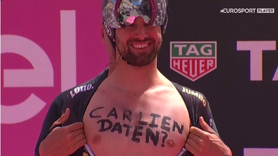 Виктор Кампенартс. Фото скриншот Eurosport