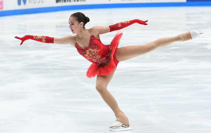 Алина Загитова на Олимпийских играх в Пхенчхане. Фото Getty