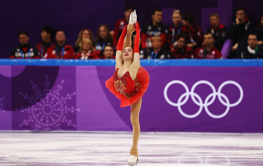 Алина Загитова на Олимпийских играх в Пхенчхане. Фото Getty