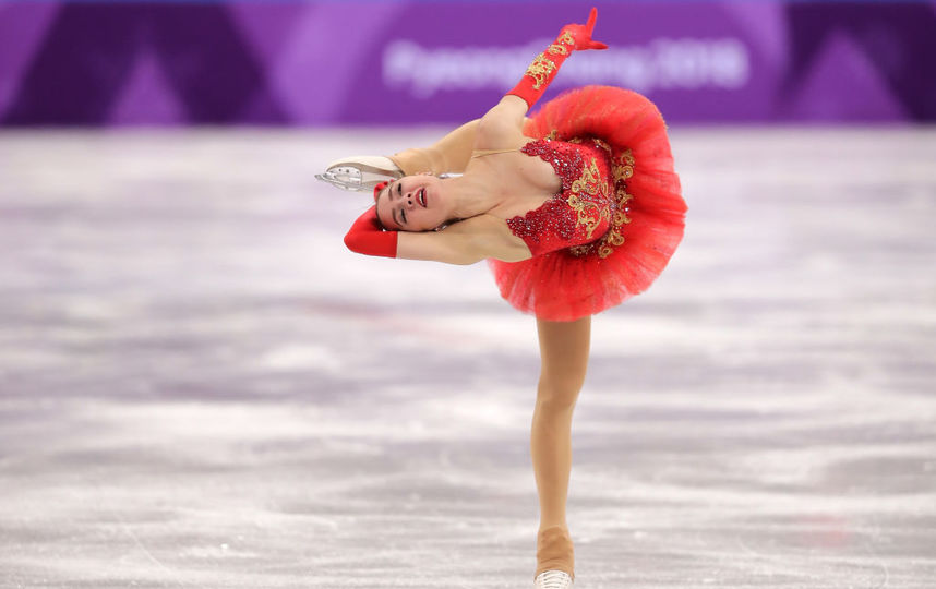 Алина Загитова на Олимпийских играх в Пхенчхане. Фото Getty