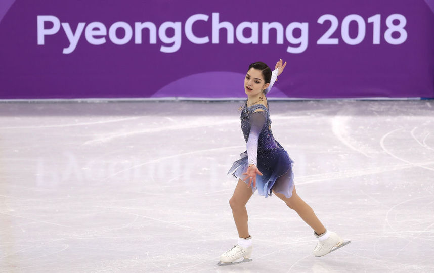 Евгения Медведева на Олимпиаде-2018. Фото Getty